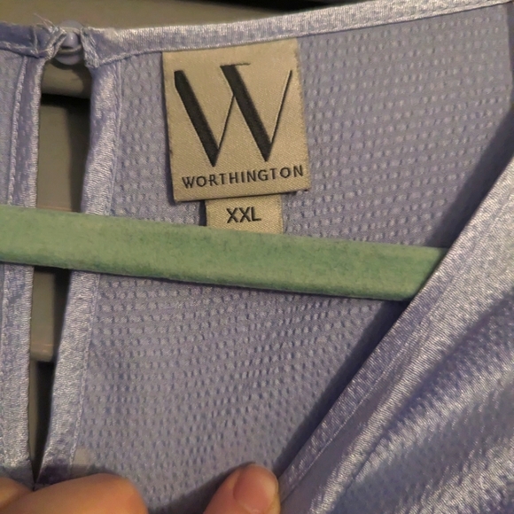 Worthington Lavender Blouse - Picture 7 of 7